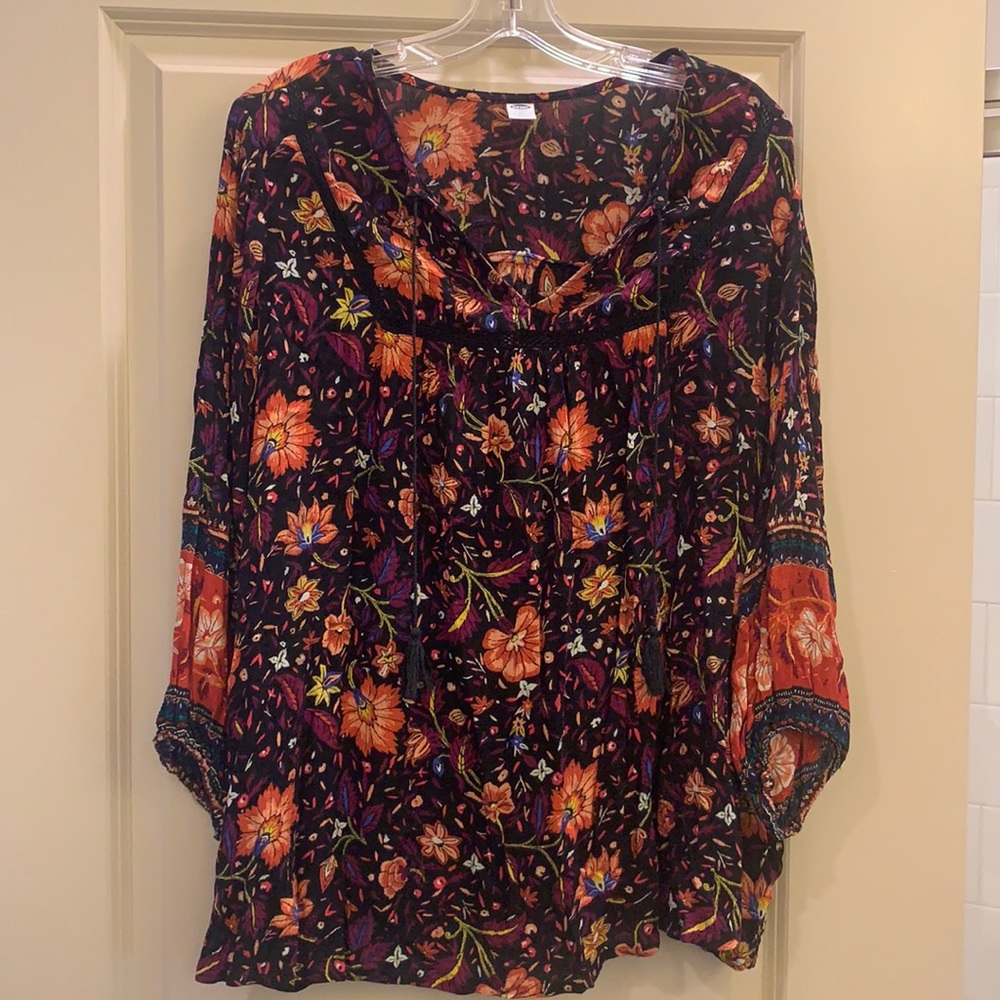 Old Navy boho tunic blouse